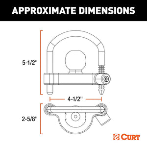 Curt 23090 Trailer Hitch Lock||23090_3008x1990_Ca.Jpg||87||c9323090||1775878