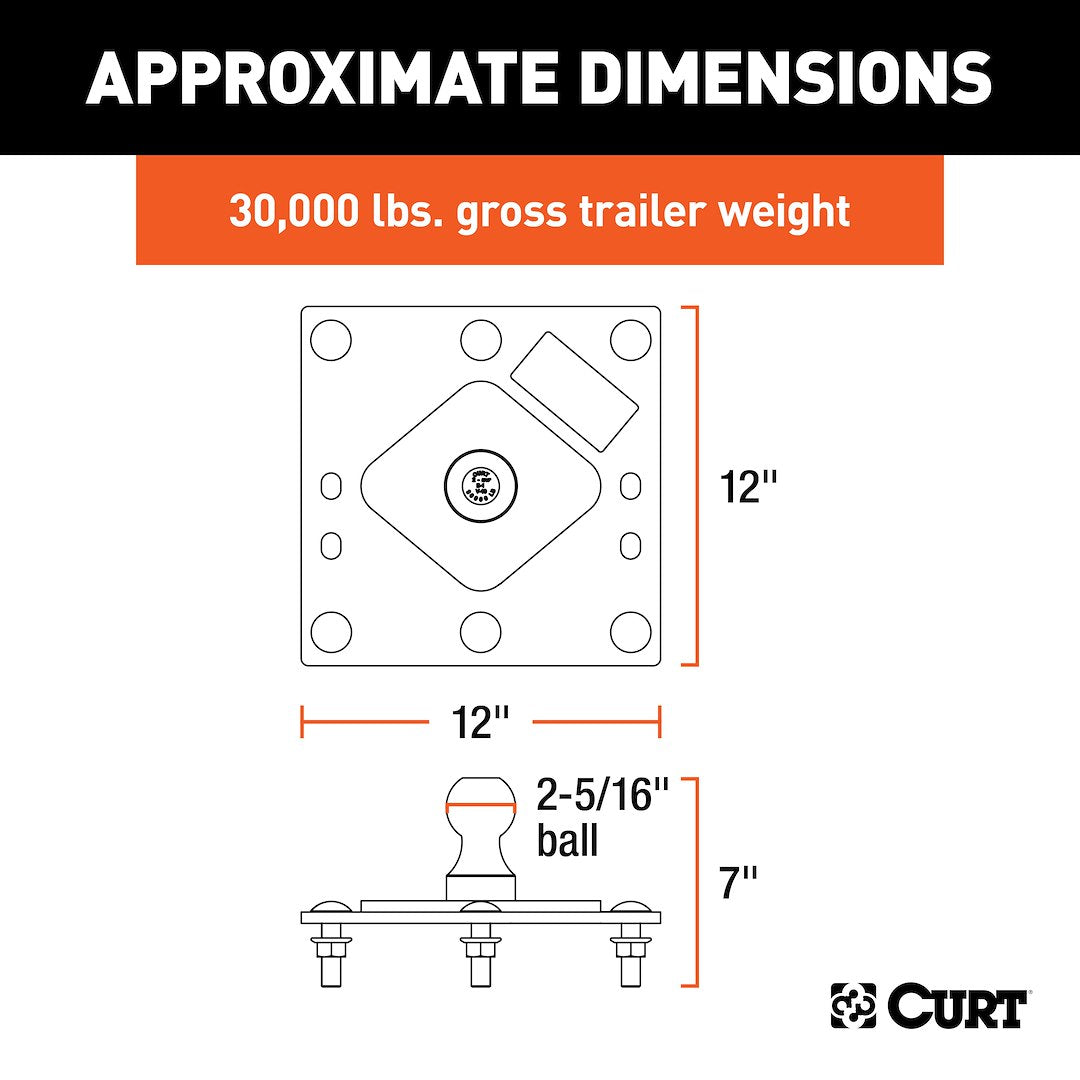 Curt 61100 Gooseneck Trailer Hitch||61100_3008x1990_Ca.Jpg||86||c9361100||2241737