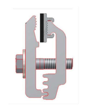 Truxedo 1115191 Tonneau Cover Rail Clamp||1115191.Jpg||85||t701115191||1347125