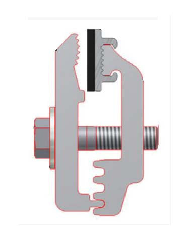 Truxedo 1115191 Tonneau Cover Rail Clamp||1115191.Jpg||85||t701115191||1347125