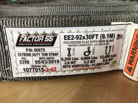 Product of Factor 55 00075 Tow Strap