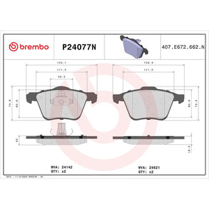 Brembo P24077n Brake Pad||p24077n_Drw.Jpg||89||brmp24077n||1752777