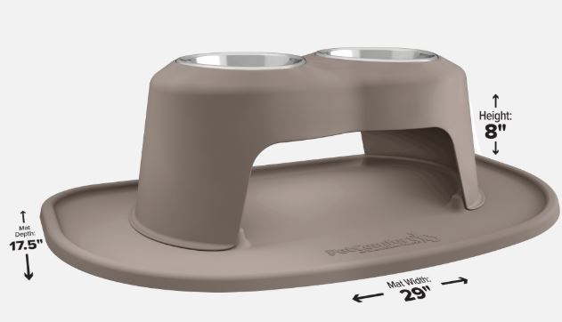 Weathertech (Usa) D3208lblb Pet Dish||d3208lblb_1.Jpg||85||w24d3208lblb||1585632
