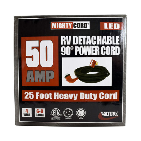 Valterra A10-5025ed90 Power Cord||a10-5025ed90_1.Jpg||86||v46a105025ed9||1272709