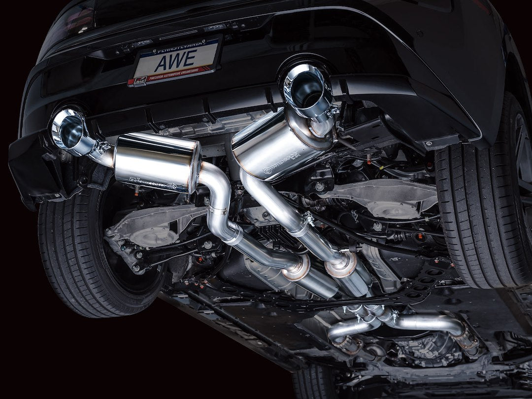 Product of AWE Tuning 3015-32400 Touring Edition Cat-Back System Dual Exhaust System Kit 