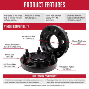 Coyote Wheel Accessories 6135-6550h-A Wheel Adapter||6135-6550h-A_1.Jpg||86||rev61356550ha||1699284