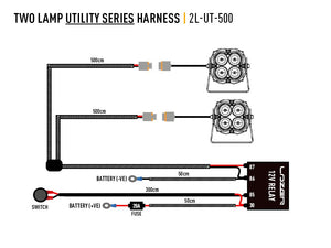 Triple-R Light 2l-Ut-500 Work Light Power Cable||2l-Ut-500_1.Jpg||86||trp2lut500||1157546