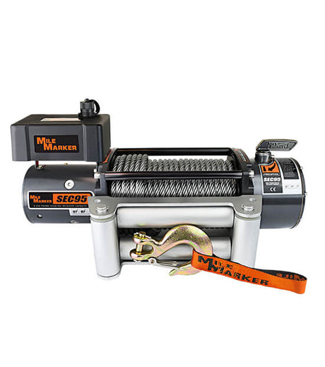 Product of Mile Marker 76-50246BW 9500 Pound Vehicle Recovery Winch 