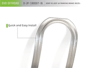Dv8 Offroad D-Jp-180007-Bl Parking Brake Handle Boot Trim Ring||d-Jp-180007-Bl_2.Jpg||87||dv8jp180007bl||1172793