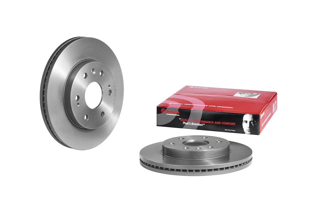 Product of Brembo 09A40611C02 Vented 1 Piece Brake Rotor 