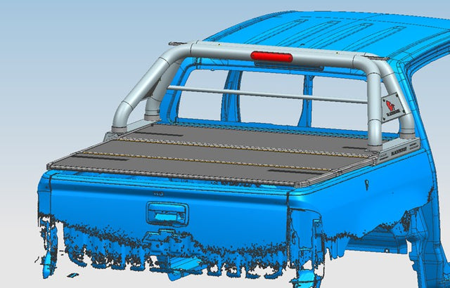 Product of Black Horse Offroad RB006BK Tubular Powder Coated Steel Truck Bed Bar 