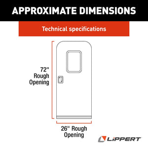 Product of Lippert Components V000040259 Entry Door
