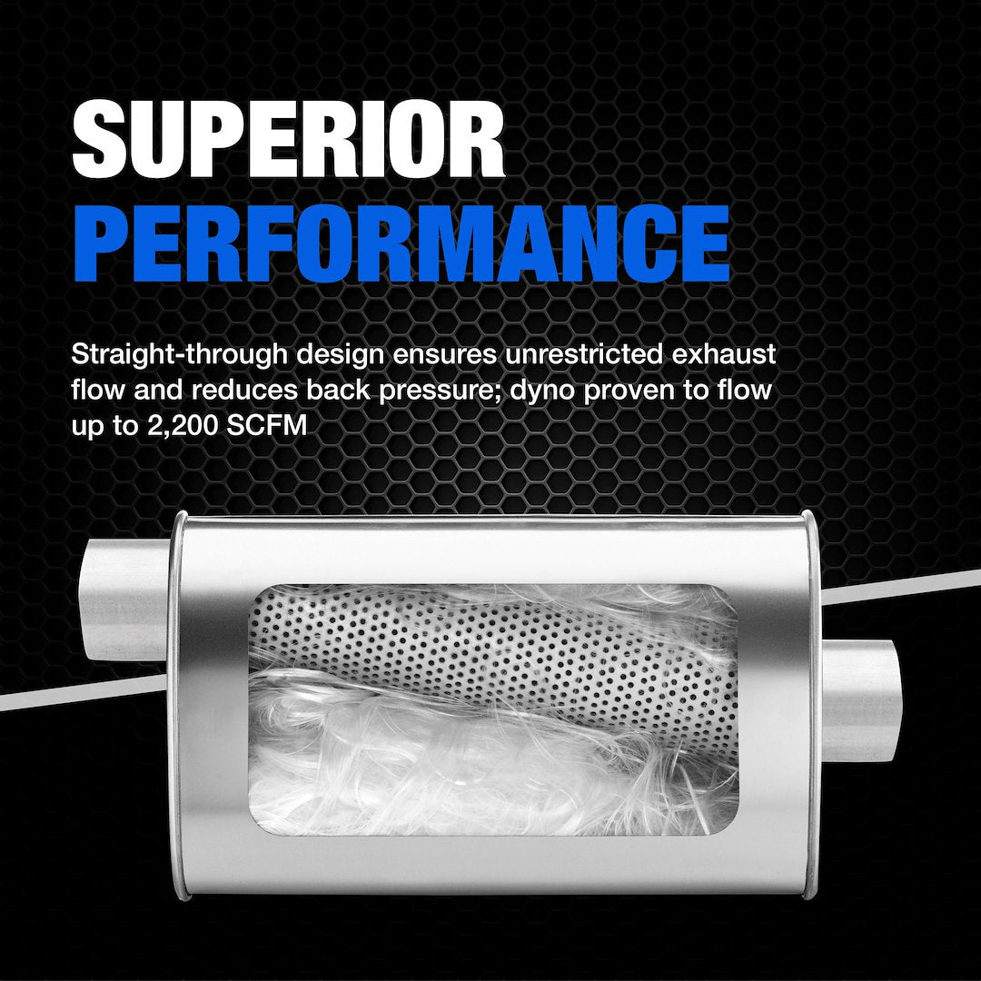 Product of Dynomax 17267 Ultra Flo Stainless Steel Exhaust Muffler 