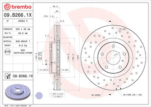Brembo 09b2661xc02 Brake Rotor||09b2661xc02_3.Jpg||88||brm09b2661x||1684241