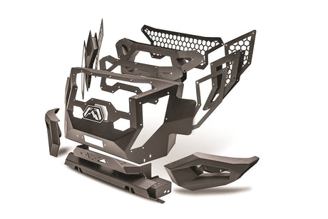 Product of Fab Fours GR4100-1 Grumper Steel Powder Coated Bumper 