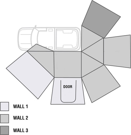 Product of Overland Vehicle Systems 18119909 Awning Extension Panel
