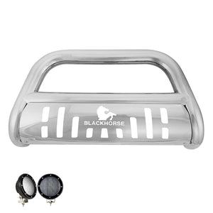 Product of Black Horse Offroad BBTY920-SP-PLFB Bull Bar  with skid plate 