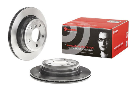 Product of Brembo 09B33811C02 Vented 1 Piece Brake Rotor 