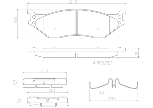 Brembo P11037n Brake Pad||p11037n_2.Png||87||brmp11037n||2104508