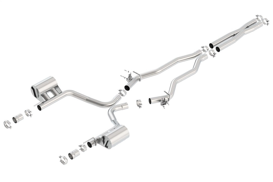 Product of Borla 140675 ATAK ® Series Cat Back System Dual Exhaust System Kit 