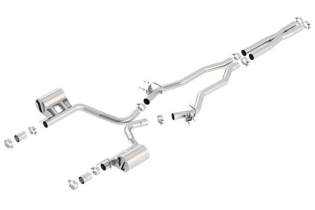 Product of Borla 140675 ATAK ® Series Cat Back System Dual Exhaust System Kit 