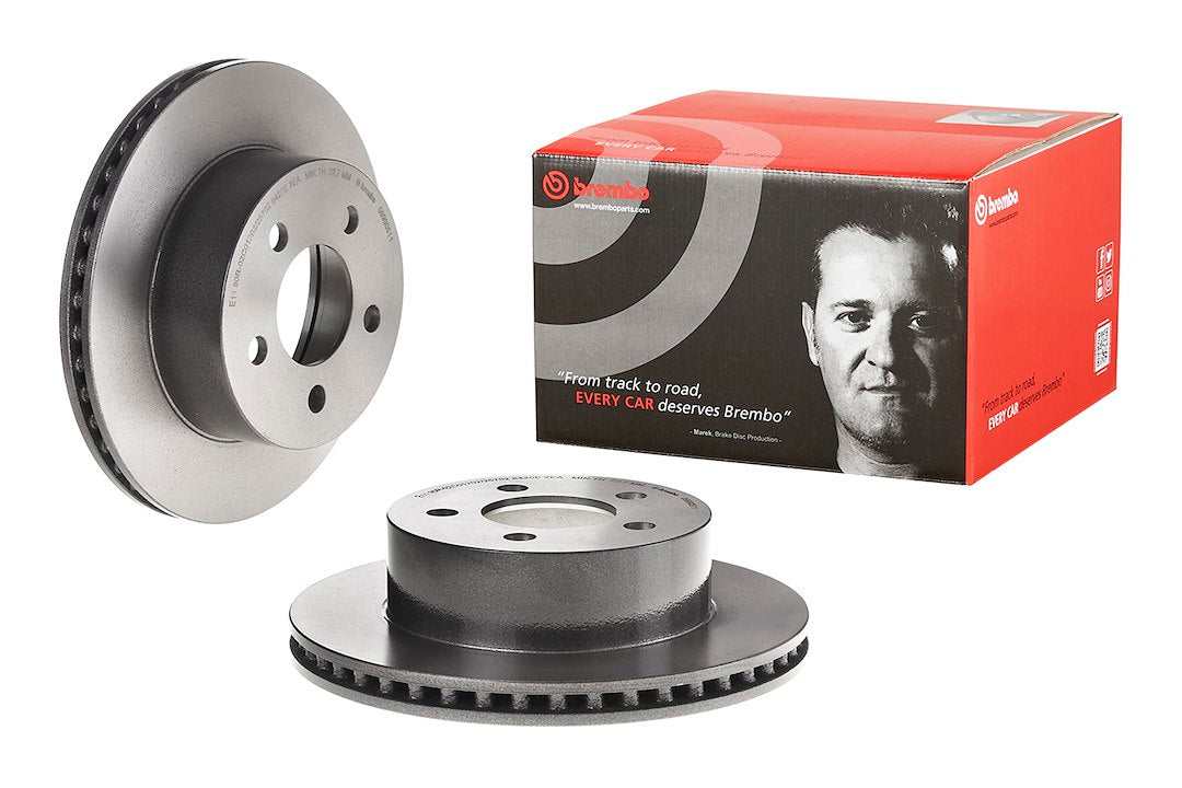 Product of Brembo 09990511C02 Vented 1 Piece Brake Rotor 