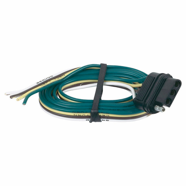 Husky Towing 13191 Trailer Wiring Connector||hus_13191_4 Wire Flat Connector_1.Jpg||85||hus13191||1239638