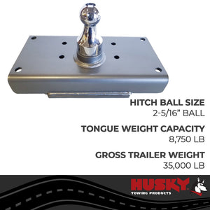 Product of Husky Towing 33207 Under-Bed Gooseneck Trailer Hitch - 35000 Pound 
