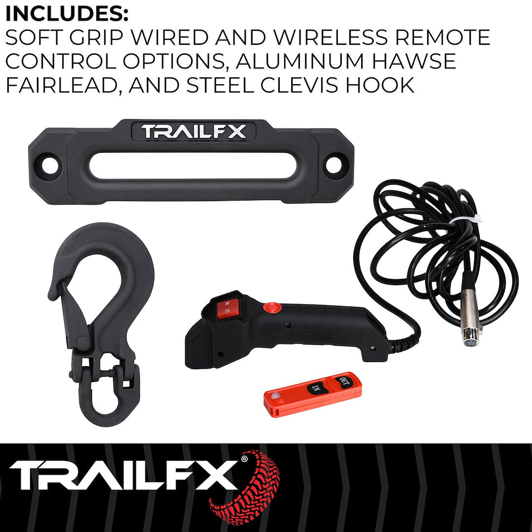 Product of TrailFX WRS212B 12000 Pound Vehicle Recovery Winch 