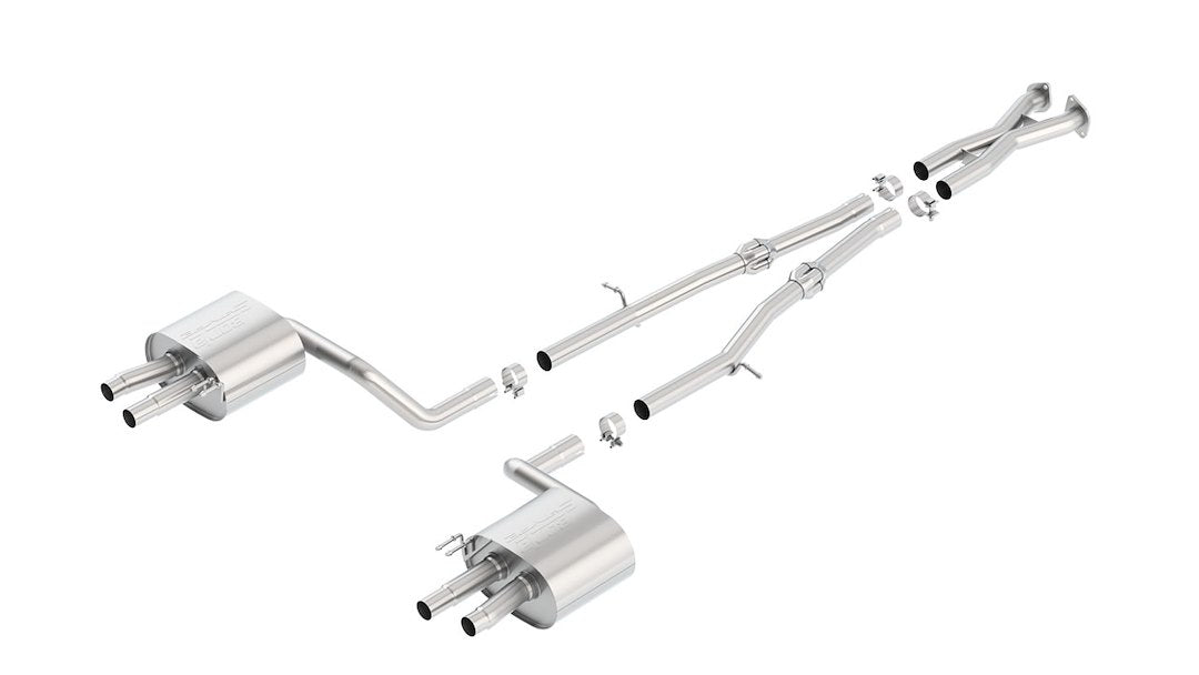 Product of Borla 140736 Exhaust System Kit Cat Back System Dual Exhaust System Kit 