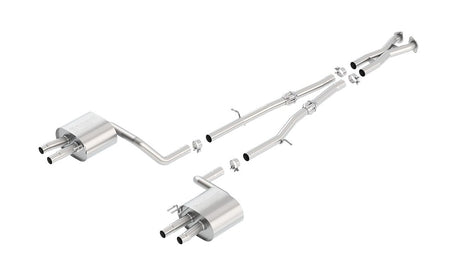 Product of Borla 140736 Exhaust System Kit Cat Back System Dual Exhaust System Kit 