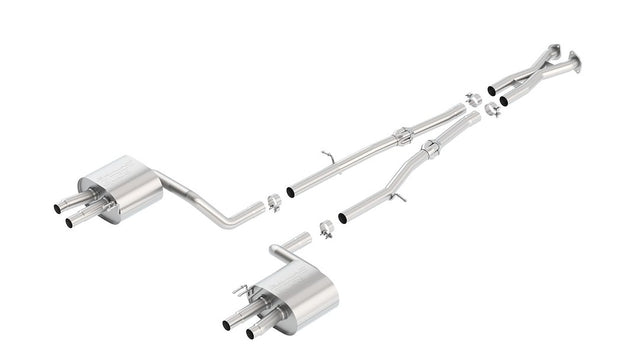 Product of Borla 140736 Exhaust System Kit Cat Back System Dual Exhaust System Kit 