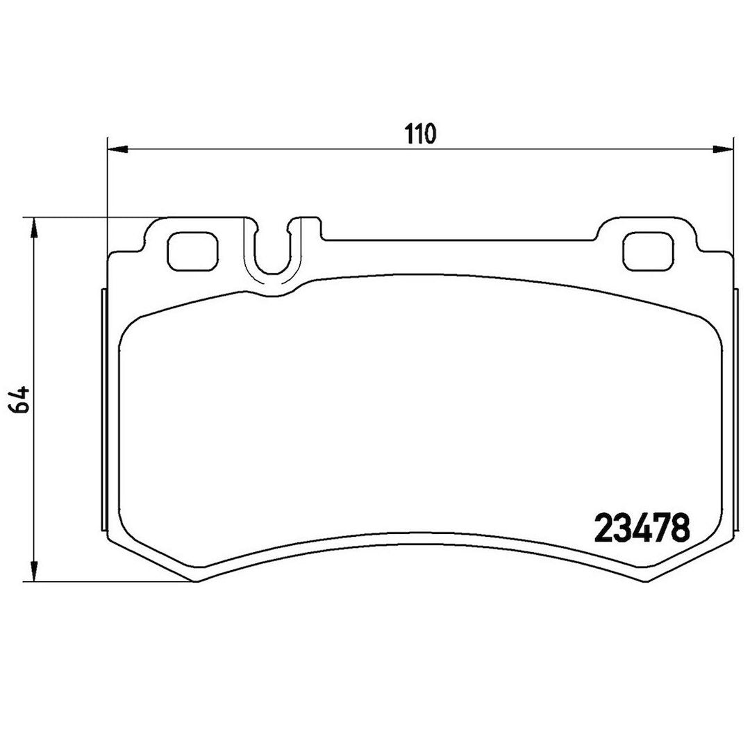 Product of Brembo P50061 Brake Pad - Set Of 4 