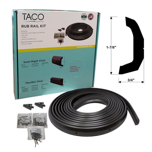 Taco V11-4135bka30-3 Boat Rub Rail||v11-4135bka30-3.Jpeg||85||t9av114135bka||859039
