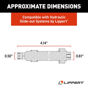 Product of Lippert Components 177094 Leveling System Hydraulic Pump Valve