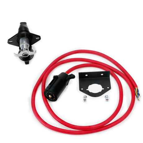 Product of Roadmaster 98146-7 Trailer/ Vehicle End 7 Blade To 6 Pin Trailer Wiring Connector 