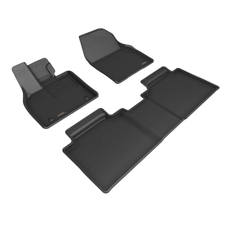 Product of 3D Mats KAGU L1TY29001509 Black Thermoplastic Rubber Of Carbon Fiber Texture Floor Liner 