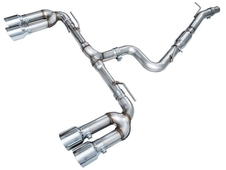 Product of AWE Tuning 3020-42897 Track Edition Cat-Back System Exhaust System Kit 