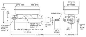 Product of Wilwood Brakes 260-4894 Brake Master Cylinder