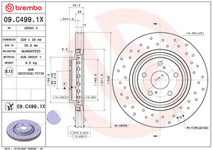 Brembo 09c4991xc02 Brake Rotor||09c4991xc02_3.Png||88||brm09c4991x||1684309