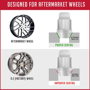 Product of Coyote Wheel Accessories 87K545 60 Degree Conical Bulge 12x1.5 Lug Nut 