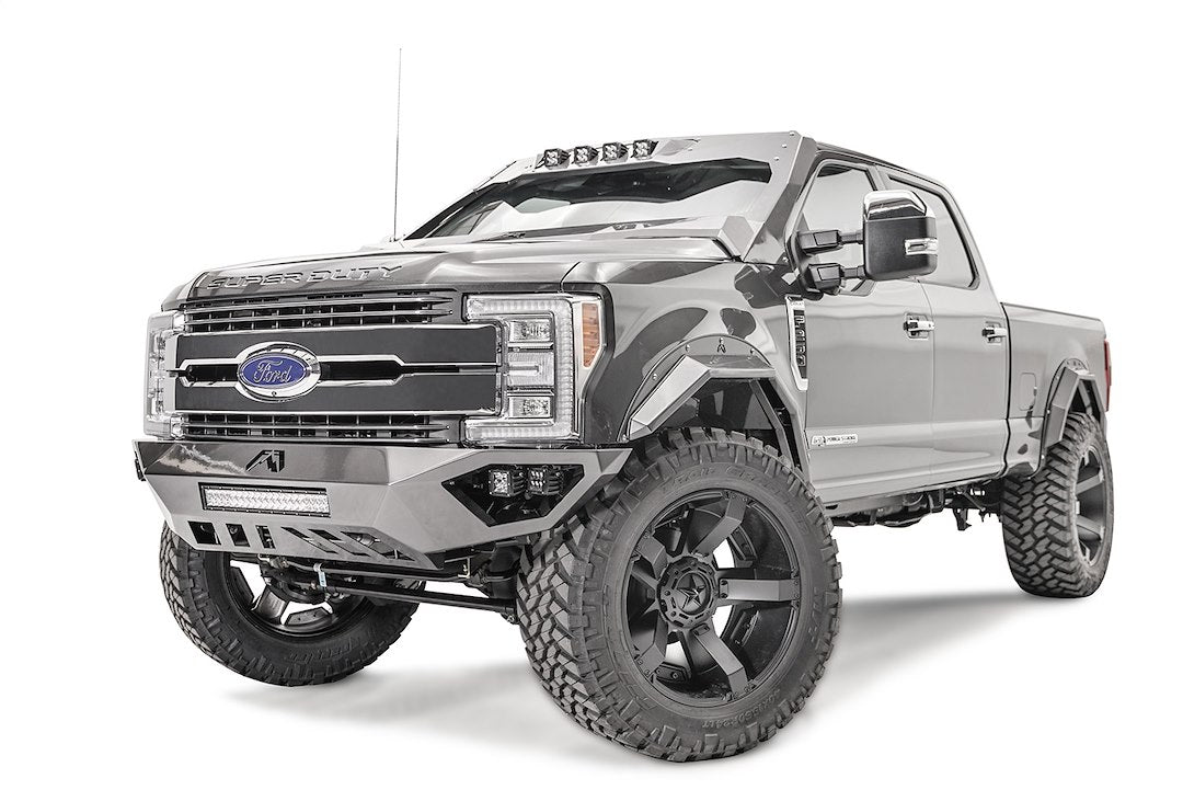 Product of Fab Fours FS17-V4161-1 Vengeance Steel Matte Powder Coated Bumper 