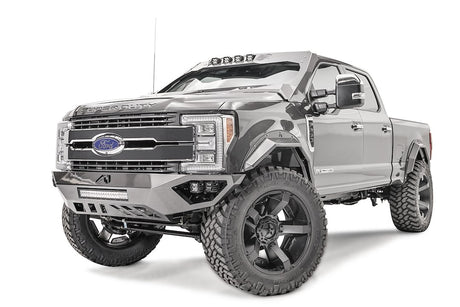 Product of Fab Fours FS17-V4161-1 Vengeance Steel Matte Powder Coated Bumper 