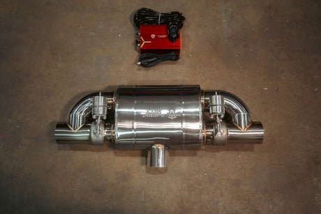 Product of Valvetronic Design UVM.76MM.TSTYLE.X1  Exhaust Muffler 