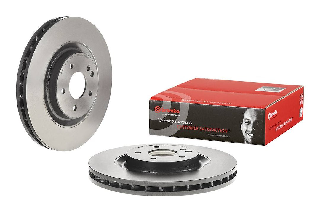 Product of Brembo 09D23111C02 Vented 1 Piece Brake Rotor 