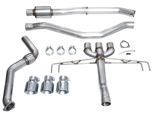 Product of AWE Tuning 3020-52335 Track Edition Cat-Back System Exhaust System Kit 