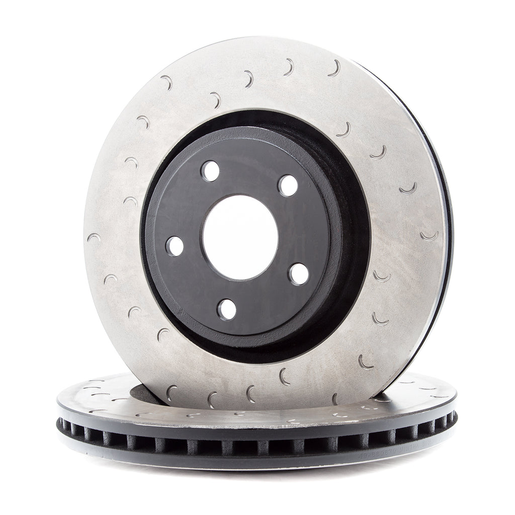Product of Alcon Brake DKF3430X1022C Vented And Slotted 1-Piece Brake Rotor 