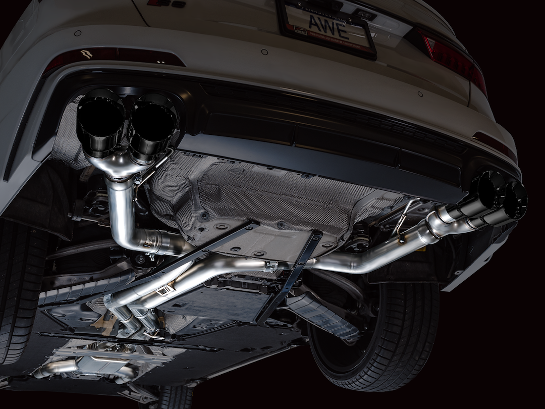 Product of AWE Tuning 3020-43109 Track Edition Cat-Back System Dual Exhaust System Kit 