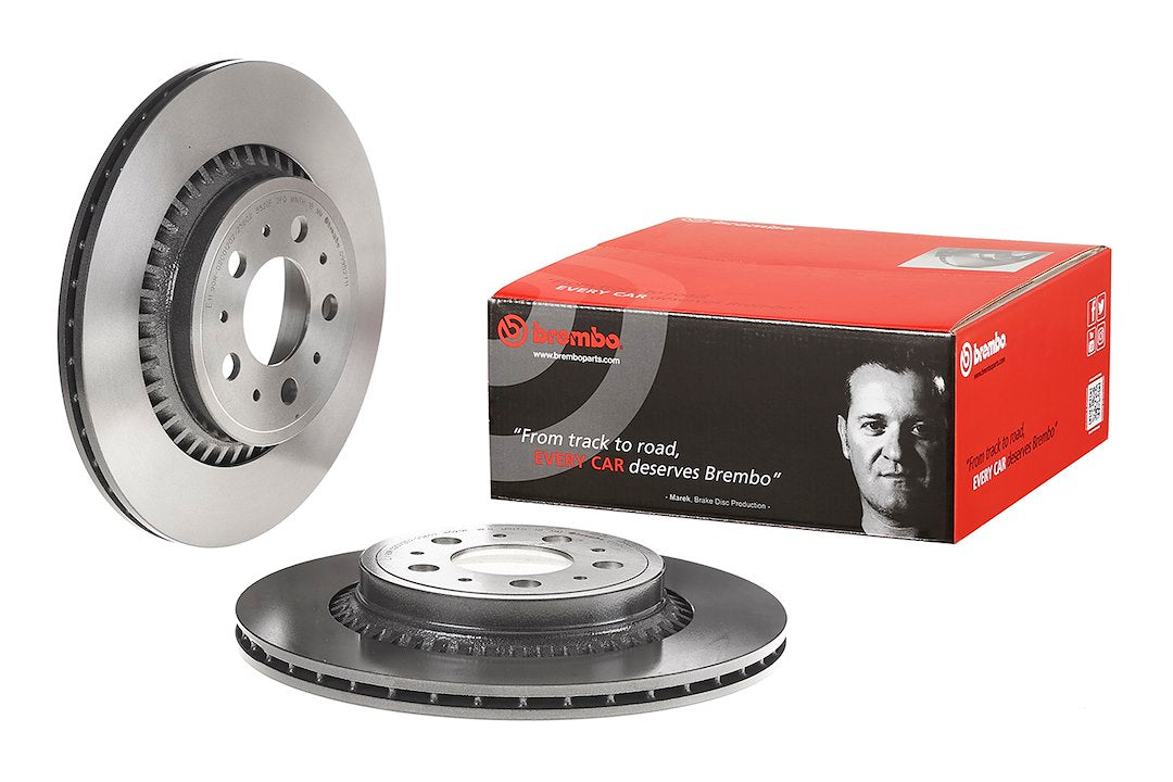 Product of Brembo 09982711C02 Vented 1 Piece Brake Rotor 