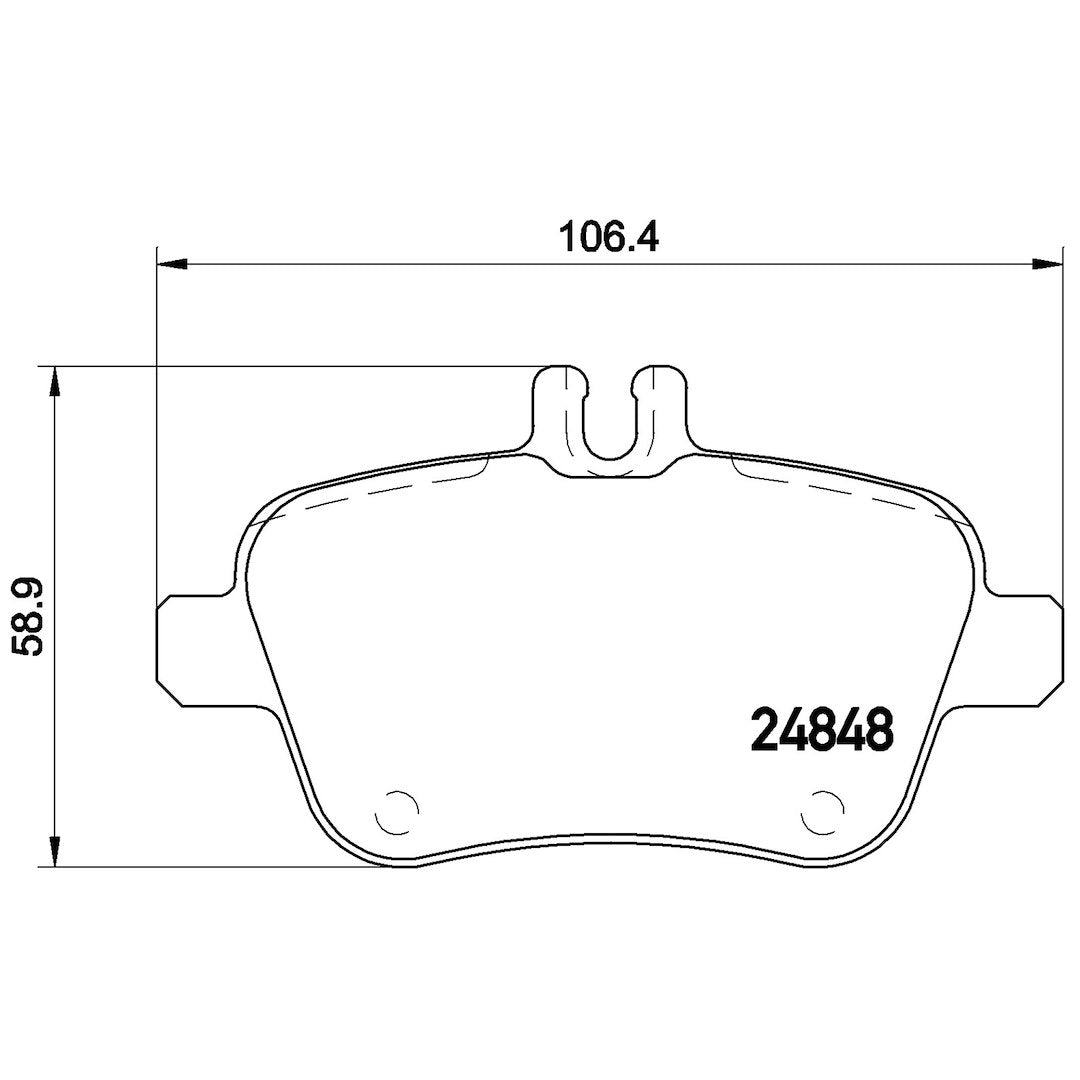 Brembo P50091x Brake Pad||p50091x_Drw.Jpg||88||brmp50091x||1755011